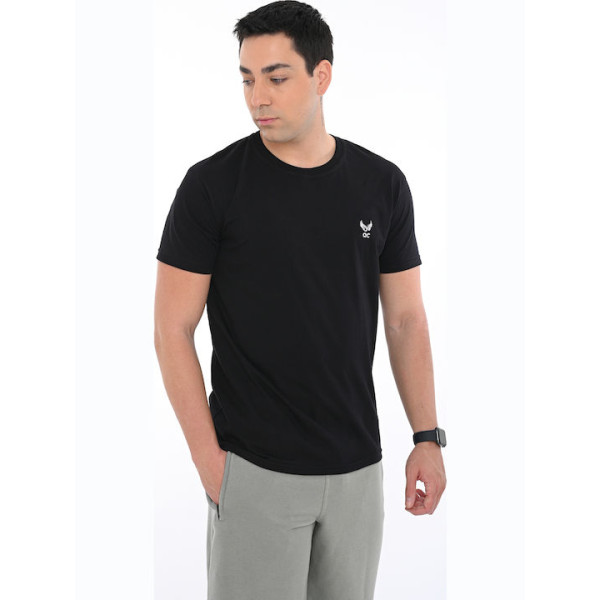 Bodymove Ανδρικό Αθλητικό T-shirt Κοντομάνικο Black 1382