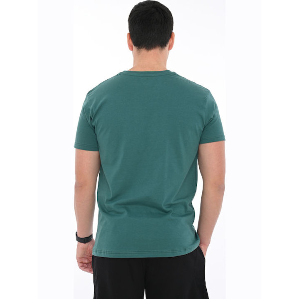 Bodymove Ανδρικό Αθλητικό T-shirt Κοντομάνικο Πράσινο 1382