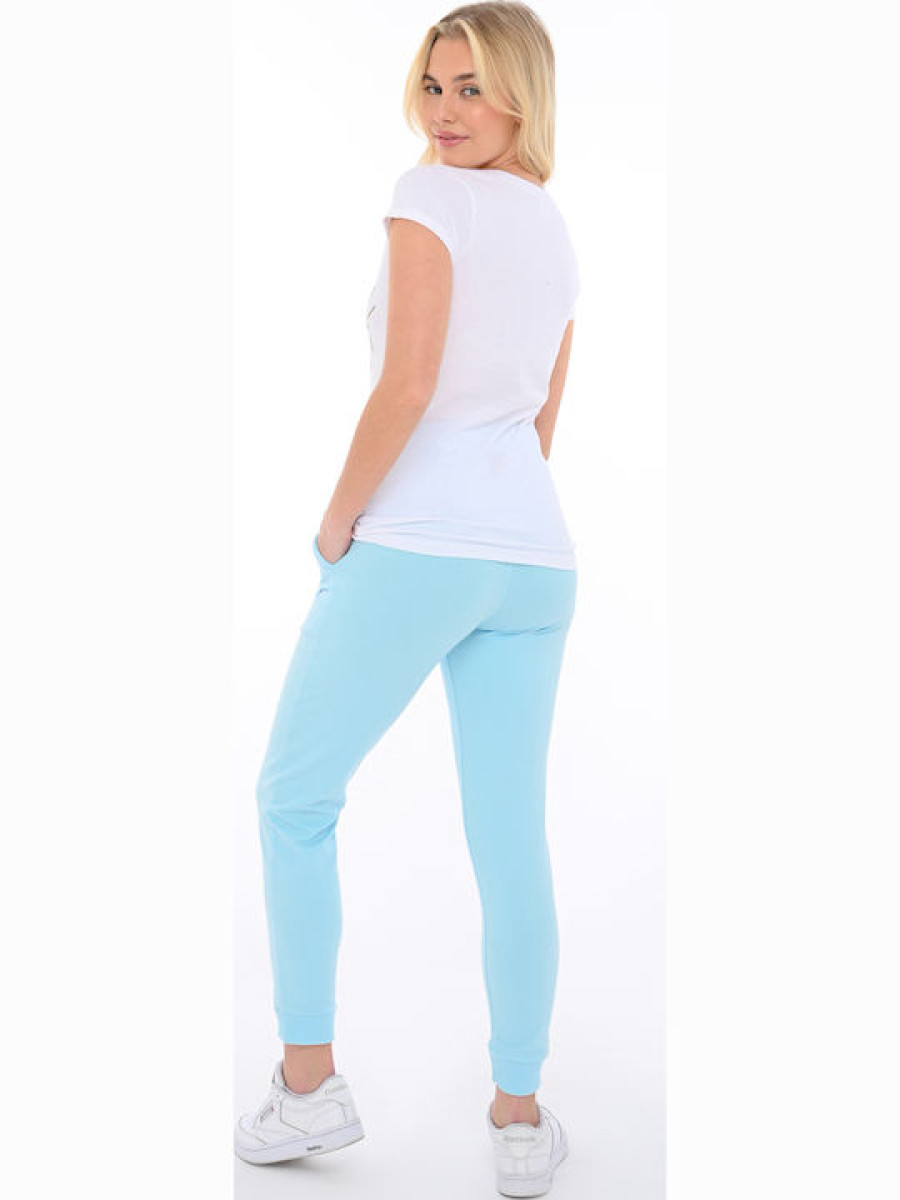 Bodymove Παντελόνι Γυναικείας Φόρμας με Λάστιχο Γαλάζιο 1392
