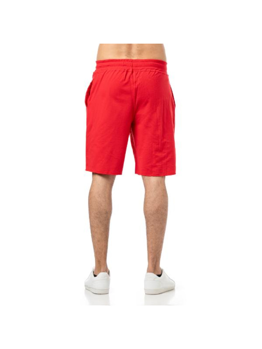 Σορτς με πλαϊνές τσέπες σε Ανοιχτο κόκκινο χρώμα 680-9
