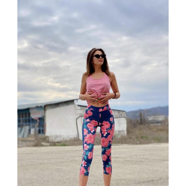 ΚΟΛΑΝ ΓΥΝΑΙΚΕΙΟ ΚΑΠΡΙ ΕΜΠΡΙΜΕ ΤΥΠΩΜΑ BODYMOVE FLORAL 1075-82