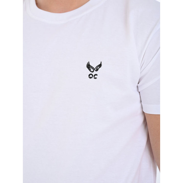 Bodymove Ανδρικό Αθλητικό T-shirt Κοντομάνικο Λευκό 1382