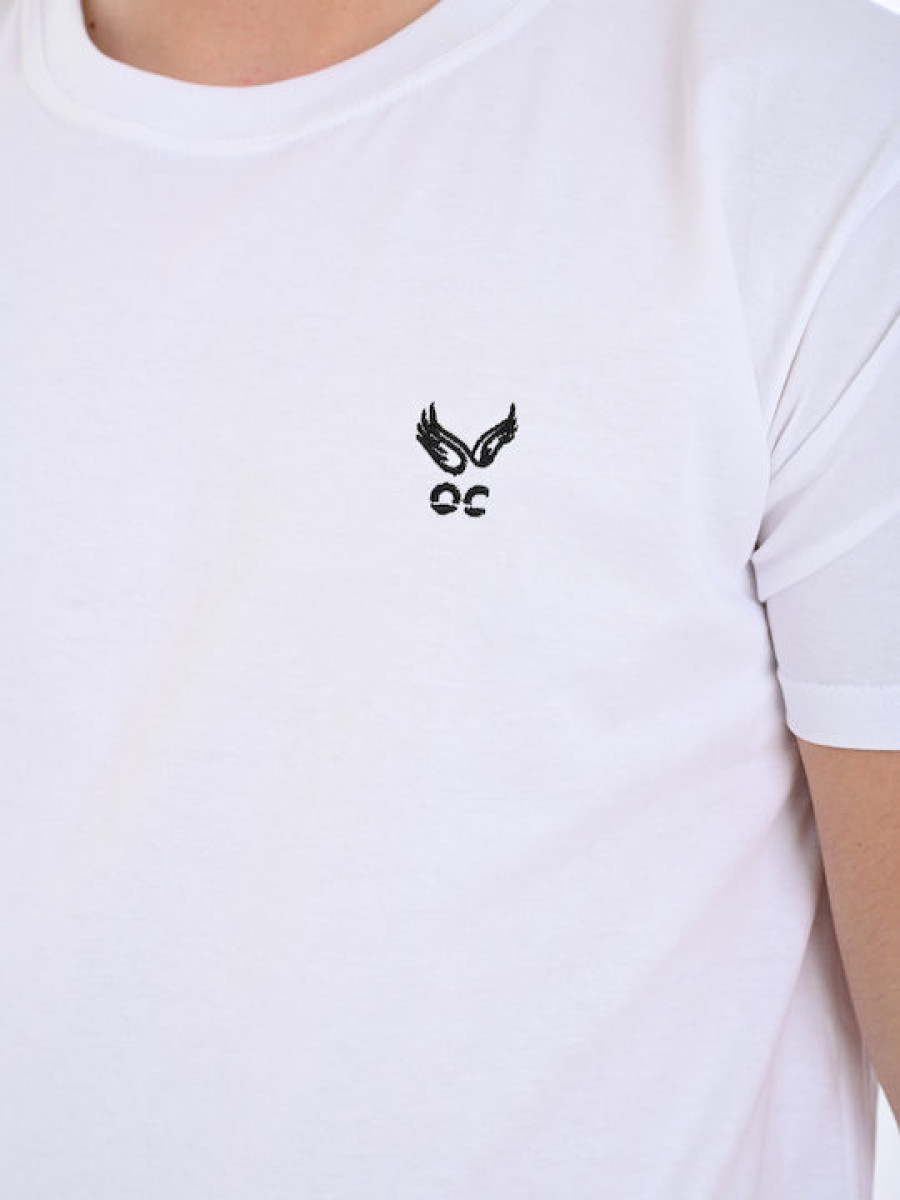 Bodymove Ανδρικό Αθλητικό T-shirt Κοντομάνικο Λευκό 1382