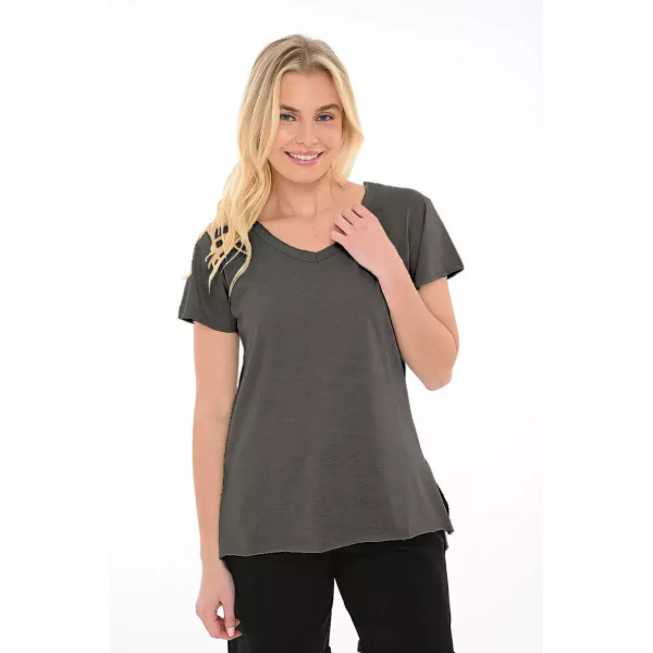 Μπλούζα φλάμα V 1390 ποντικί