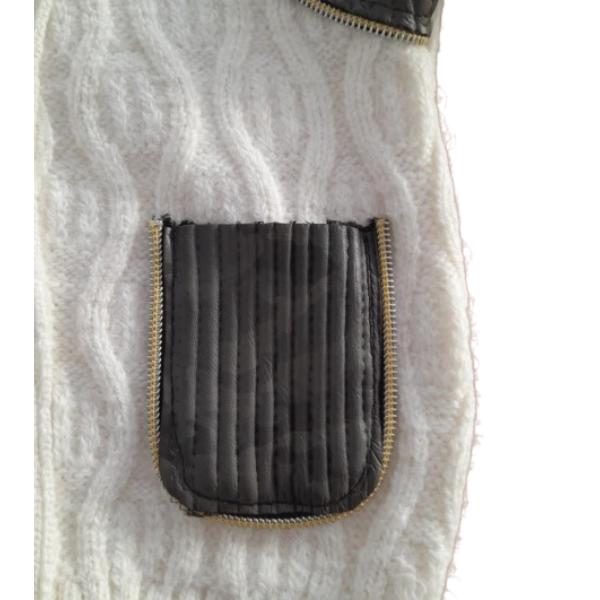 Mini West παιδική λευκή ζακέτα για αγόρια «Sir»30213