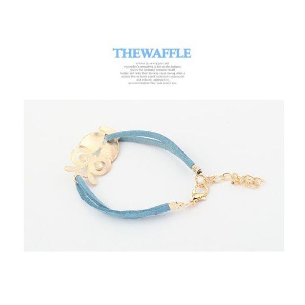 Βραχιόλια με αλυσίδα S1577 Μπλε