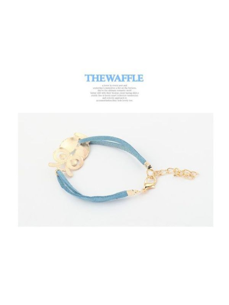 Βραχιόλια με αλυσίδα S1577 Μπλε