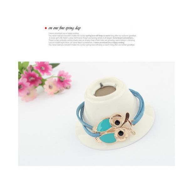 Βραχιόλια με αλυσίδα S1577 Μπλε