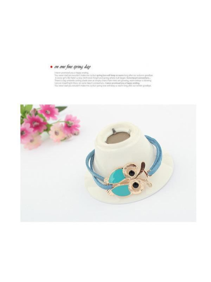 Βραχιόλια με αλυσίδα S1577 Μπλε