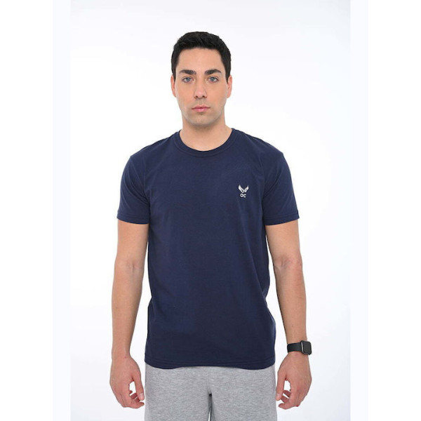 Bodymove Ανδρική Μπλούζα Κοντομάνικη Μπλε 1382-2
