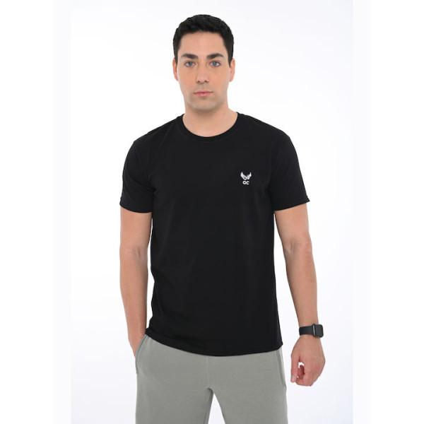 Bodymove Ανδρικό Αθλητικό T-shirt Κοντομάνικο Black 1382
