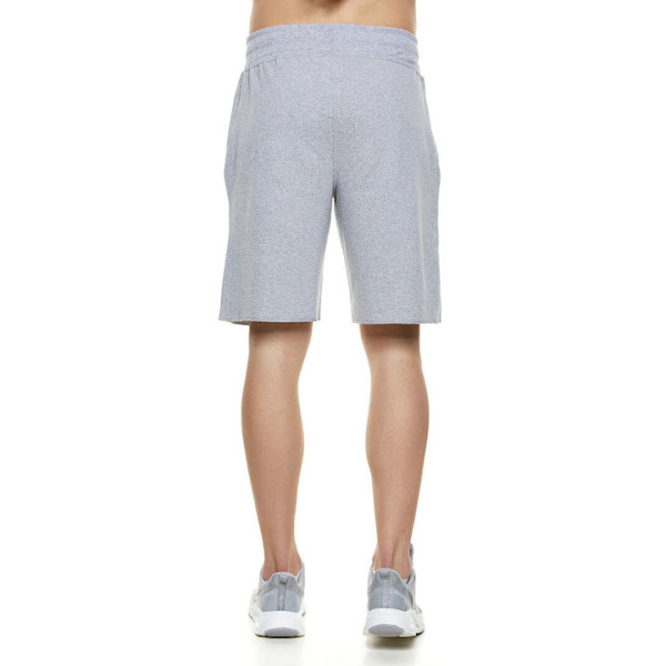 Σορτς με πλαϊνές τσέπες σε ανοιχτό γκρι χρώμα 680-0